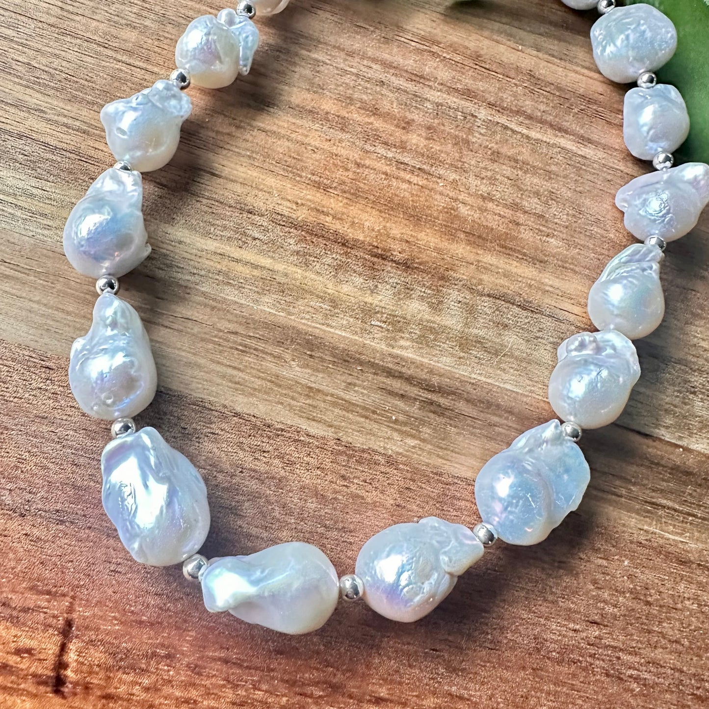 Baroque Pearls Statement Necklace (18”-20”)