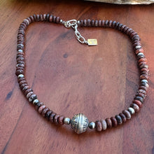 Load image into Gallery viewer, Navajo Pearl Jasper Necklace
