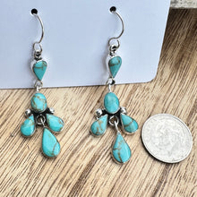 Load image into Gallery viewer, Taxco Turquoise Earrings 2”
