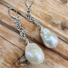 Load image into Gallery viewer, E0652  Baroque Pearl Earrings (2.6”)
