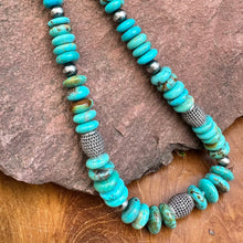 Load image into Gallery viewer, N0614 Turquoise Navajo Pearls Necklace (18”-20”)
