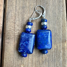 Load image into Gallery viewer, E0710 Lapis Earrings 2”
