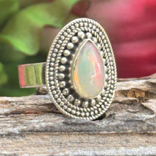 Load image into Gallery viewer, Size 9 - Ethiopian Opal Sterling Silver Ring
