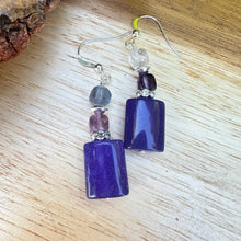 Load image into Gallery viewer, Purple Agate Earrings
