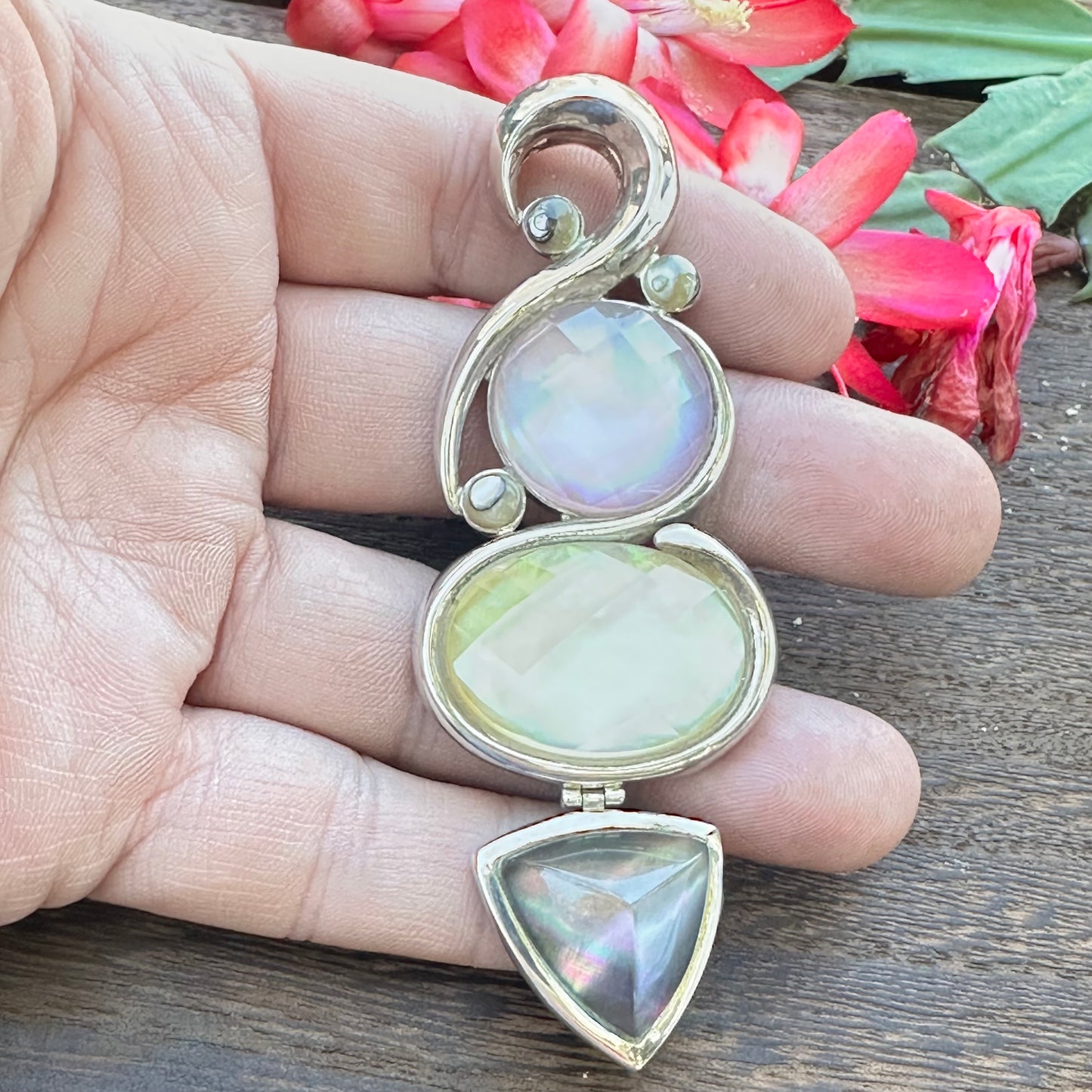 Statement Quartz  Necklace (18”)