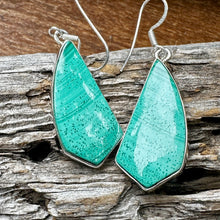 Load image into Gallery viewer, E0716  Malachite Earrings (1.8”)
