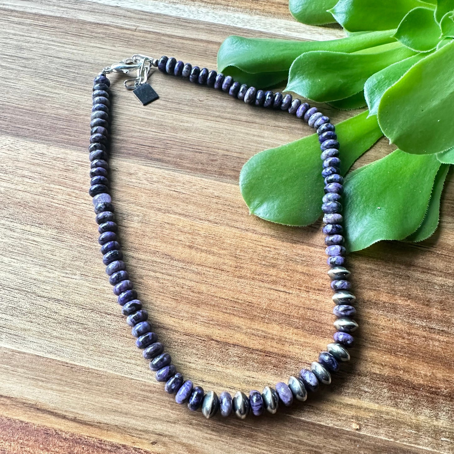 Charoite Navajo Pearls