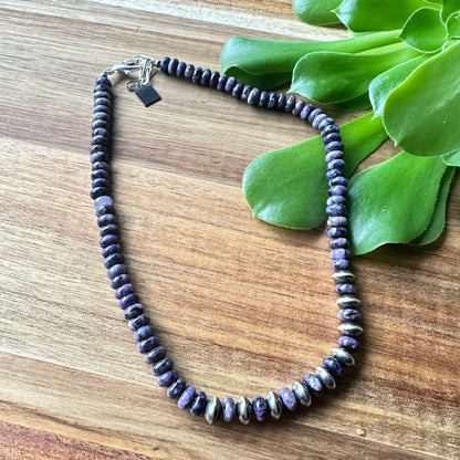 Charoite Navajo Pearls