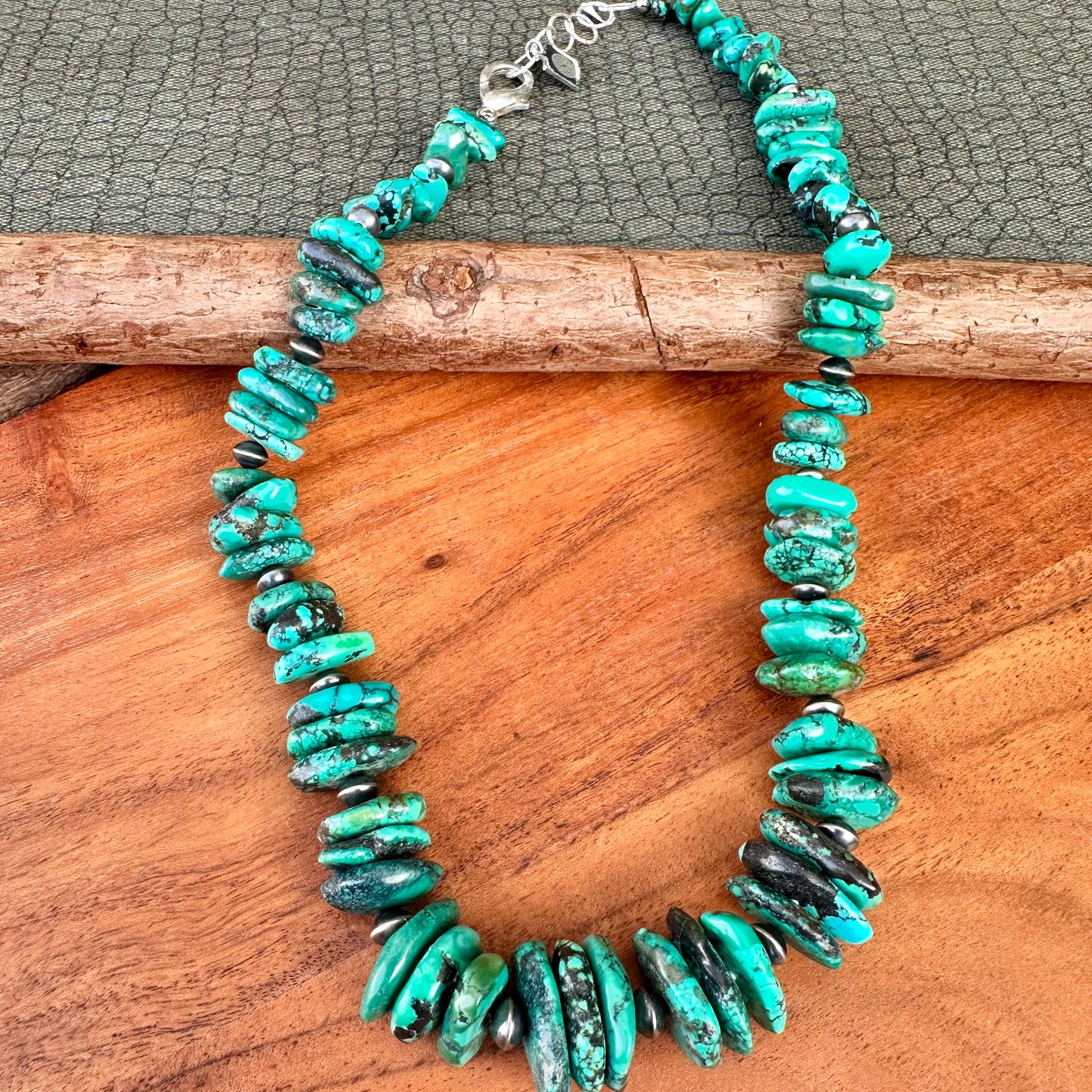 Turquoise Navajo Pearl Necklace (18"-20")