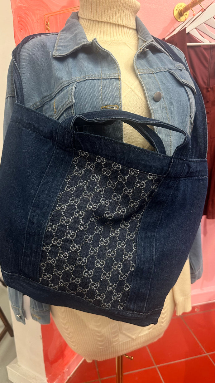 Handmade Large Denim Bag