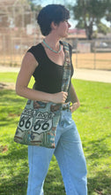 Load image into Gallery viewer, Handmade Fully Lined Denim Market Bag
