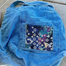 Load image into Gallery viewer, Handmade Fully Lined Denim Bag
