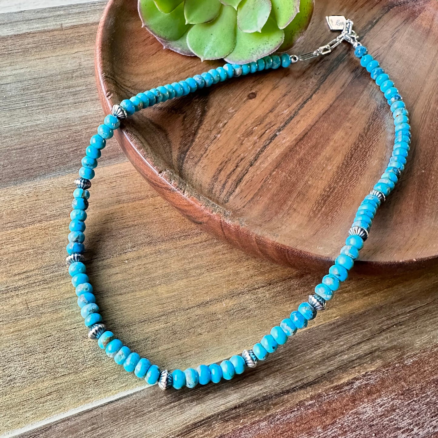 Turquoise Navajo Pearls Necklace (18”-20”)