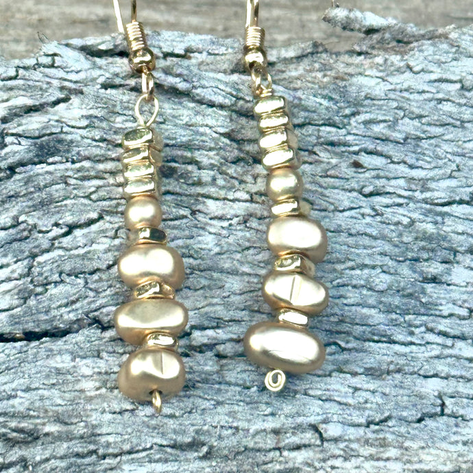 E0727 Gold Filled Earrings (1.7”)