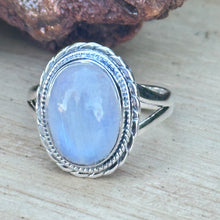 Load image into Gallery viewer, Moonstone Sterling Silver Ring
