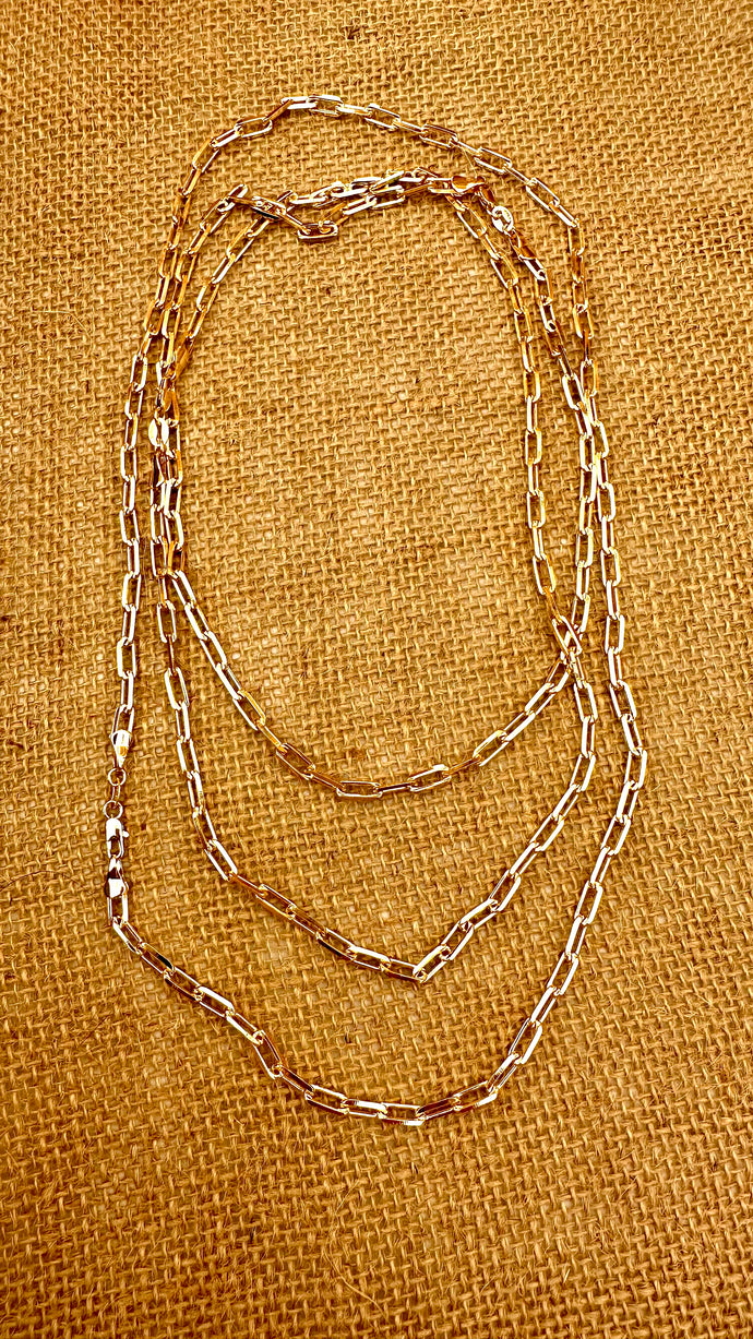 N0934  18” 18K Gold Filled Necklace