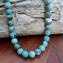 Load image into Gallery viewer, Terra Aqua Jasper Sterling Necklace (18-20&quot;)
