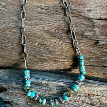 Load image into Gallery viewer, N0881   Turquoise Necklace (18”-20”)
