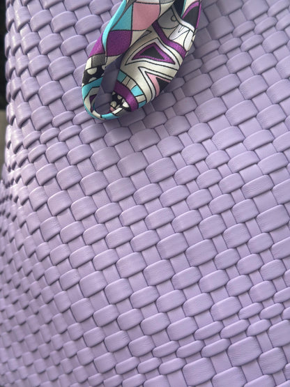 Summer Neoprene Woven Bag & Wallet Set