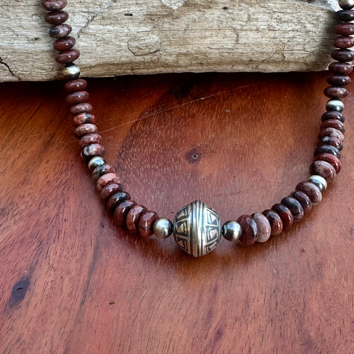 Navajo Pearl Jasper Necklace