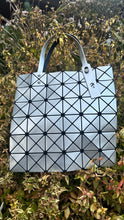 Load image into Gallery viewer, Silver Geometric Tote
