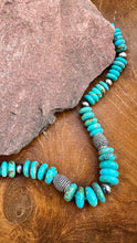 Load image into Gallery viewer, N0614 Turquoise Navajo Pearls Necklace (18”-20”)
