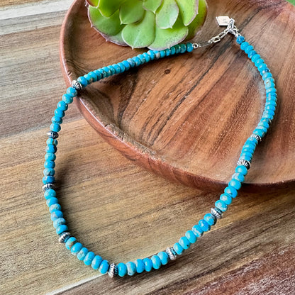 Turquoise Navajo Pearls Necklace (18”-20”)