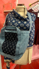 Load image into Gallery viewer, Handmade Large Denim Bag
