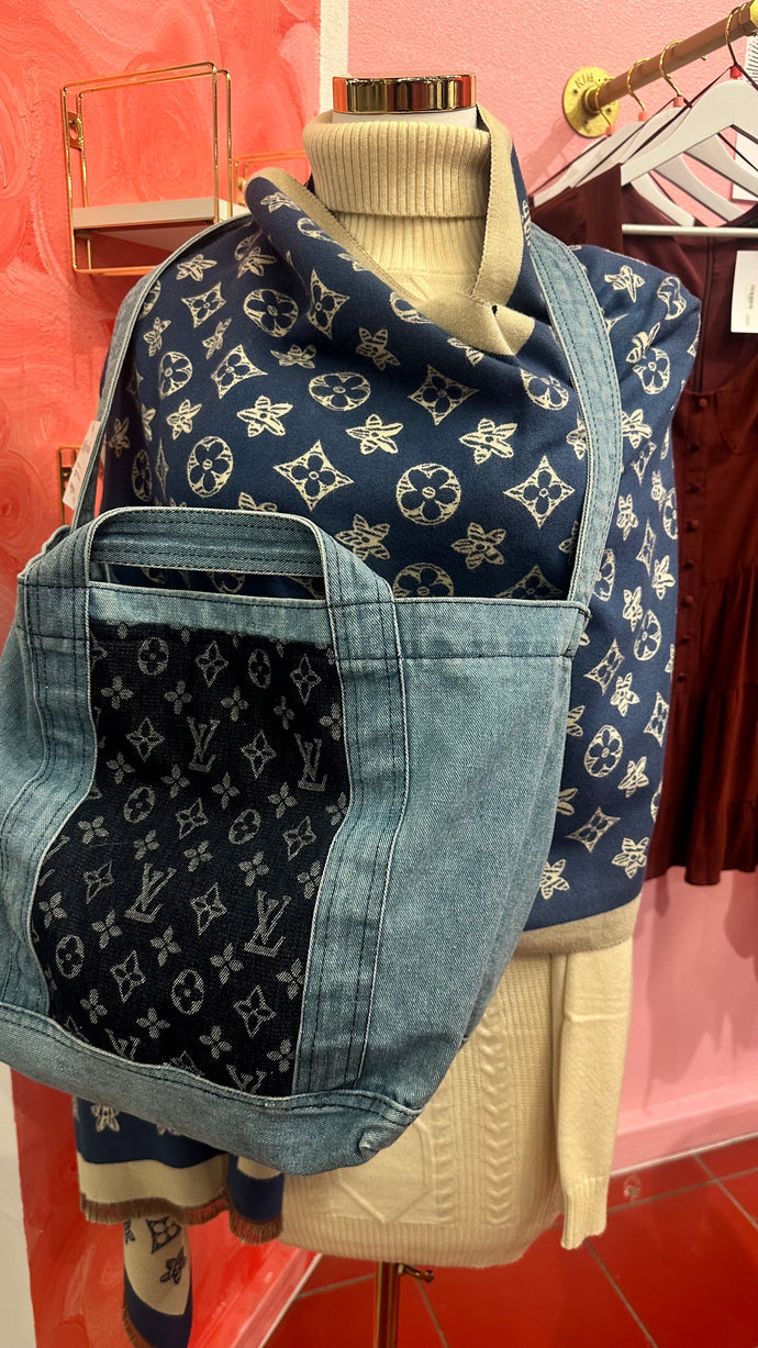 Handmade Large Denim Bag