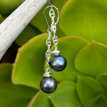 Load image into Gallery viewer, Drop Cultured Pearl Earrings 2”
