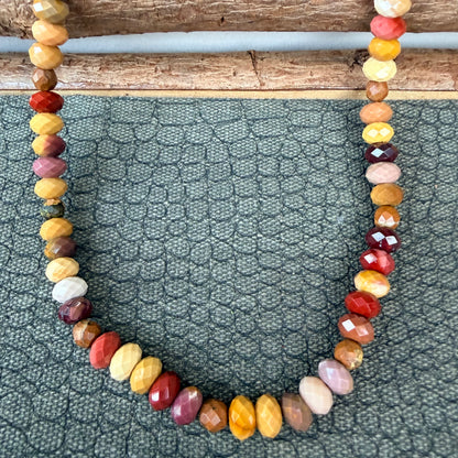 Sale - 18”-20”  Mookaite Necklace