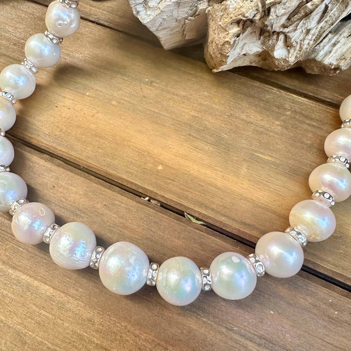 N0842  Statement Pearl Necklace (20”-22”)