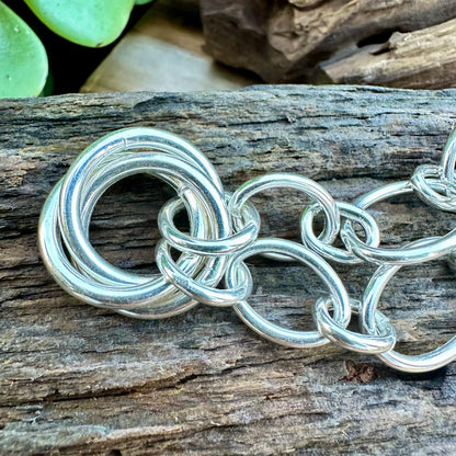 B0323 Sterling Silver Toggle Bracelet