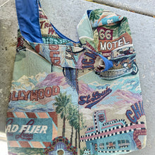 Load image into Gallery viewer, Handmade Fully Lined Denim Market Bag
